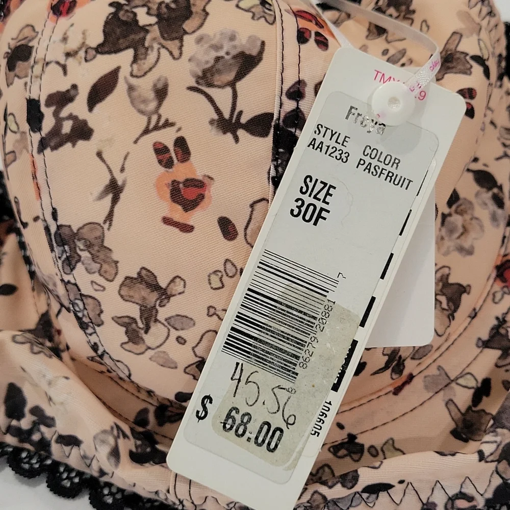 Freya long line bra romantic floral size 30F - Picture 2 of 3